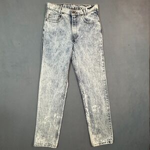 Vintage Levis 706 Jeans Mens 30x31 Student Fit Acid Wash Red Tag Made in USA